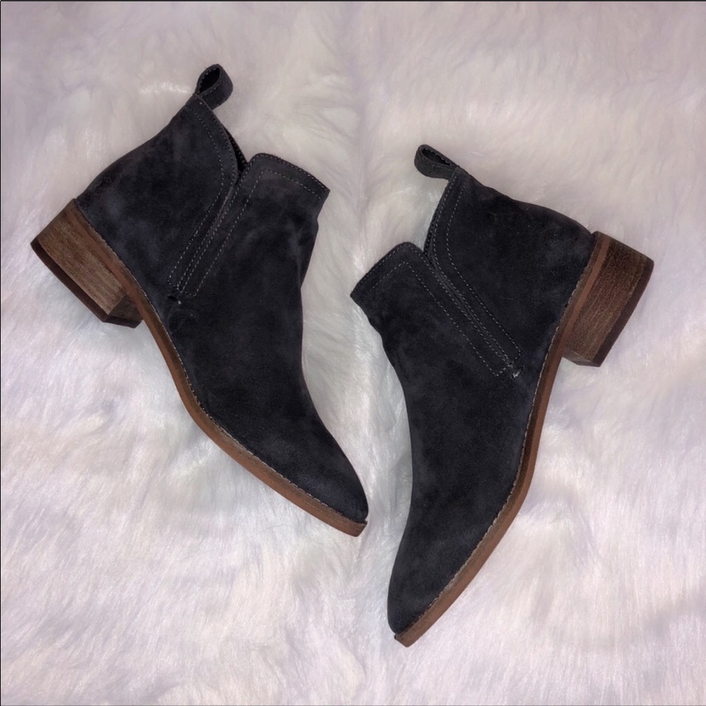 Dolce Vita Tessey Bootie, anthracite suede, 8.5